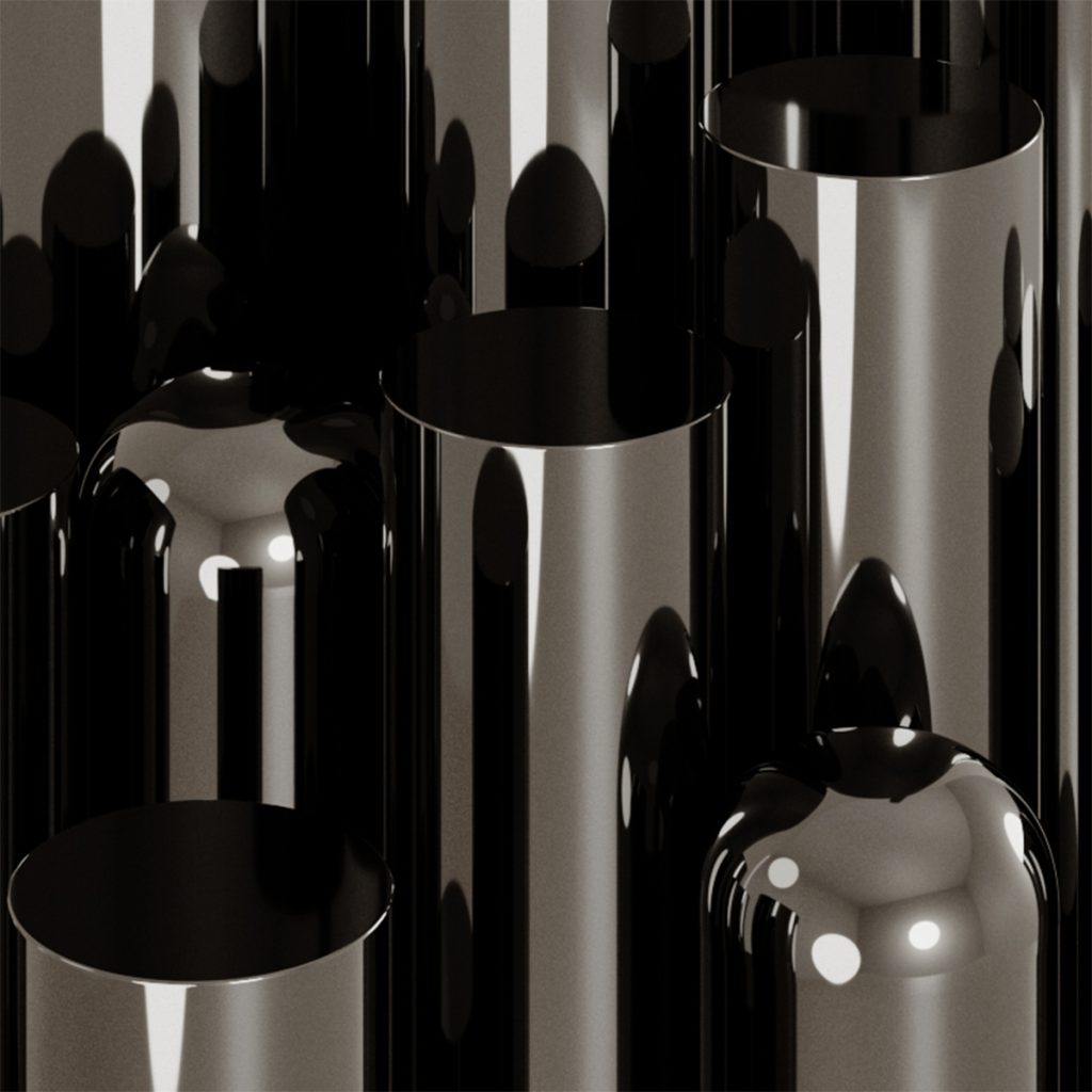 Polished gun metal